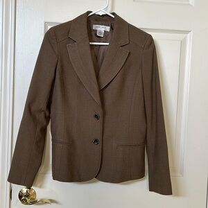 Nine West Suit brown blazer size 2